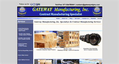 Desktop Screenshot of gatewaymanufacturing.com